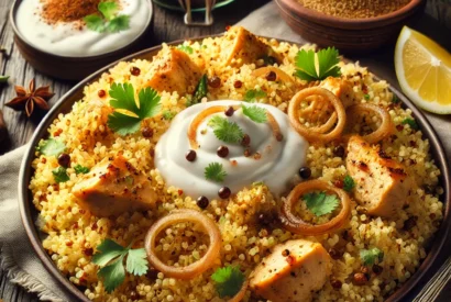 Thumbnail for Healthy Biryani Recipe: Quinoa Chicken Delight